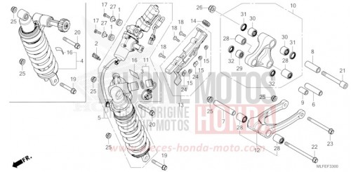 REAR CUSHION NT1100DES de 2025